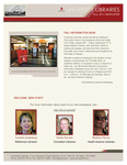 Newsletter Fall 2011