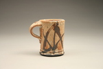 Gas-fired black clay mug by Chad Hatanpa