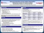 Improving Interactions During Medical Interpretation: Educational Module for Medical Students by Alyssa Reinschmidt, DenYelle Kenyon, and Hilda Sanchez-Herrera